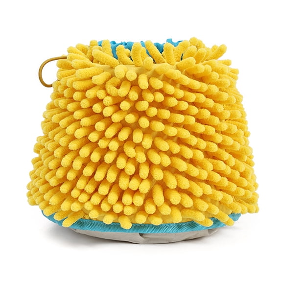 Absorbent Pet Paws Cleaning Bucket 2 In 1 Portable Design Dog Foot Washer Soft Fabric For Quick Drying And Grooming