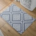 thumbnail image 1 of Absorbent Quick Dry Bath Mat, Gray Pattern Bath Mat, Non-Slip Super Strong Bath Mat, Suitable For Bathroom Shower Floor, 1 of 4