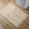 thumbnail image 1 of Absorbent Quick Dry Bath Mat, Non-Slip Super Strong Bath Mat, Suitable For Bathroom Shower Floor，Floral Pattern Floor Mat, 1 of 4