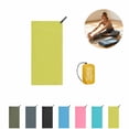 thumbnail image 1 of Absorbent Quick Dry Microfiber Sports Sweat Towel 16x31 Inch, Wavy Edge Textured Portable Fitness Workout Towel with Storage Carry Pouch for Gym Running Tennis Yoga Outdoor Exercise, Multi Colors, 1 of 7