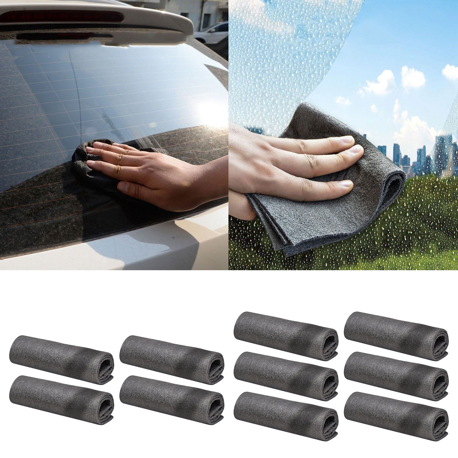 Absorbent Rag Wipe Glass Cloth Hair No Water Rag Island Fiber Towel Absorbent Rag Kitchen Towels