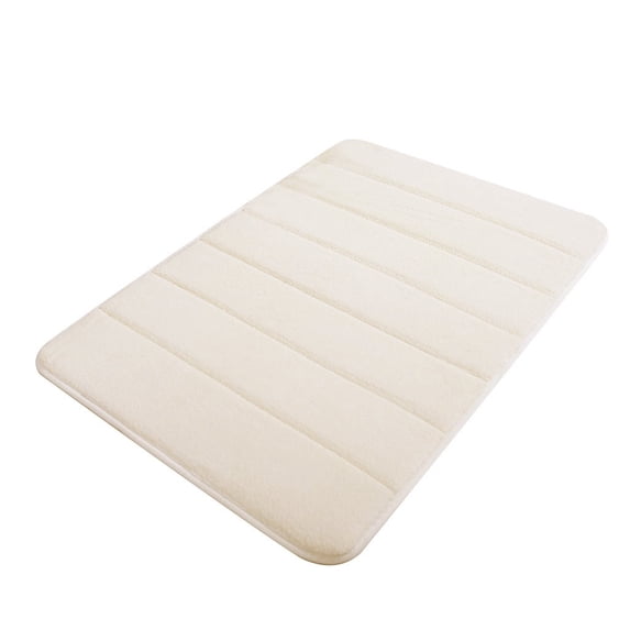 Absorbent Soft Memory Foam Bath Mat, Microfiber Material with Non-Slip Backing, Quick-Drying and Machine Washable, Ideal for Bathroom, Bedroom Floor, and Shower Rug Decor