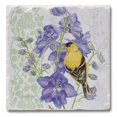 thumbnail image 1 of Absorbent Stone Beverage Coasters - Set of 4 - Delphinium Birdhouse, 1 of 1