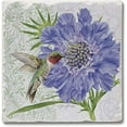 thumbnail image 1 of Absorbent Stone Tumbled Tile Coasters, Scabiosa, Set of 4, 1 of 1
