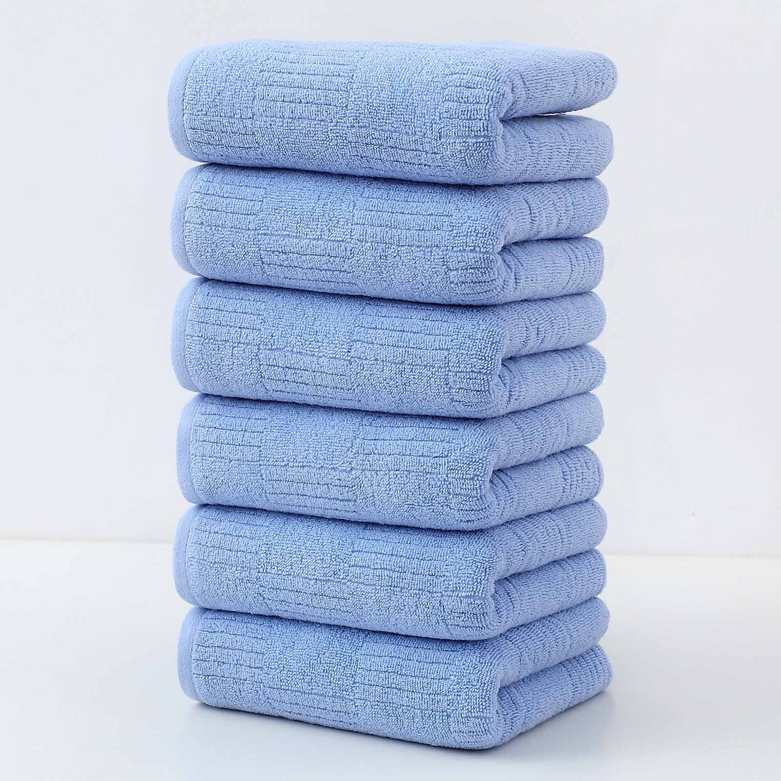 Absorbent Towel Decorative Bath Towel Set of 6 Bath Sheet Towels Towel ...