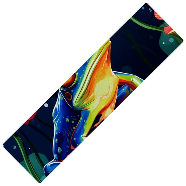 Absorbent Washable 15.7"x59" Kitchen Mat Runner Rug Rectangle Design