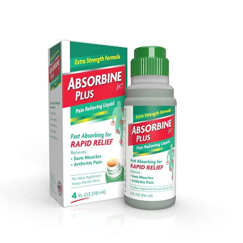 Absorbine Jr. Pain Relieving Liquid with Menthol for Sore Muscles, Joint Aches and Arthritis