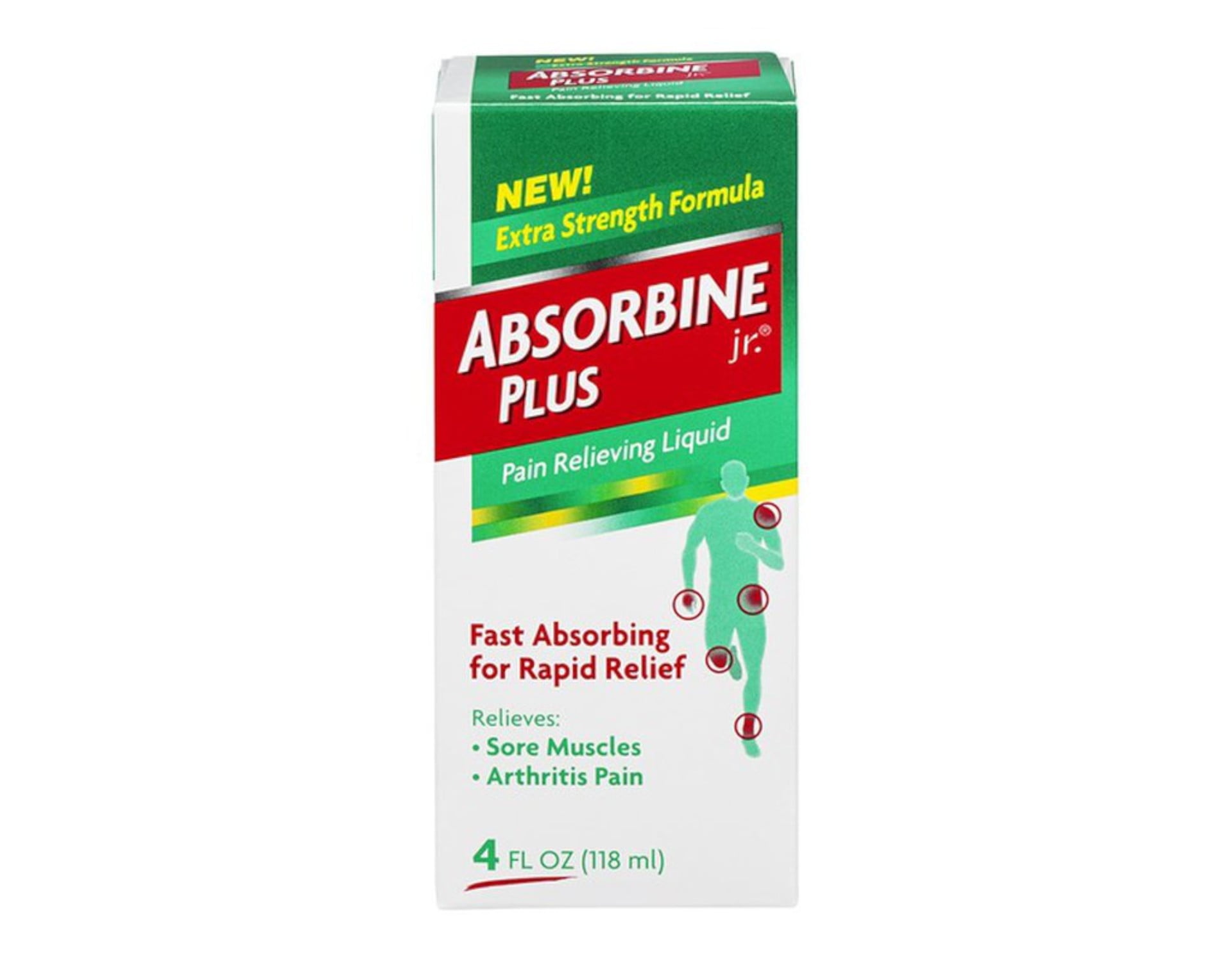 Absorbine Jr. Plus Extra Strength Pain Relieving Liquid 4 oz