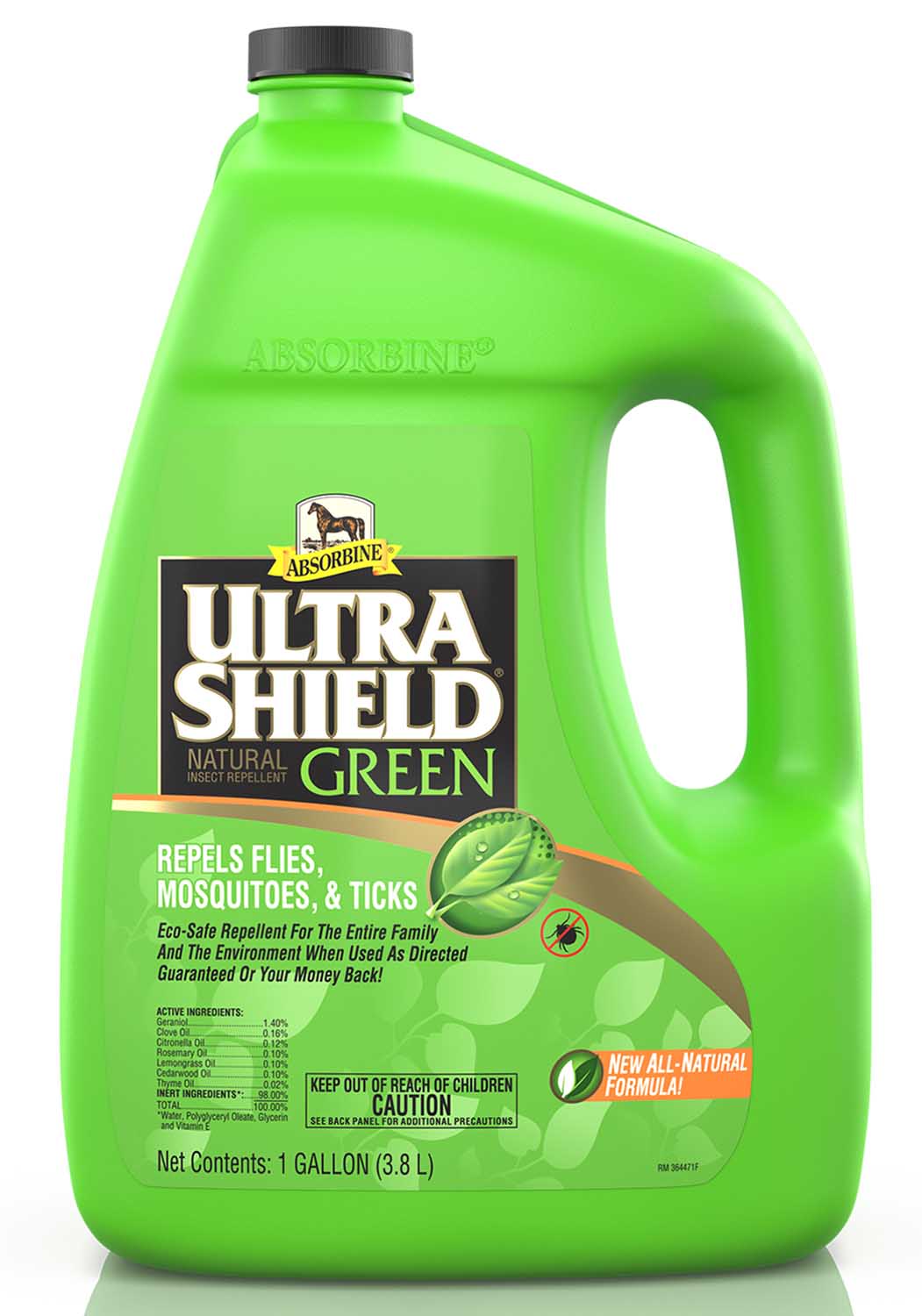 Absorbine UltraShield Green Fly Repellent 128 OZ