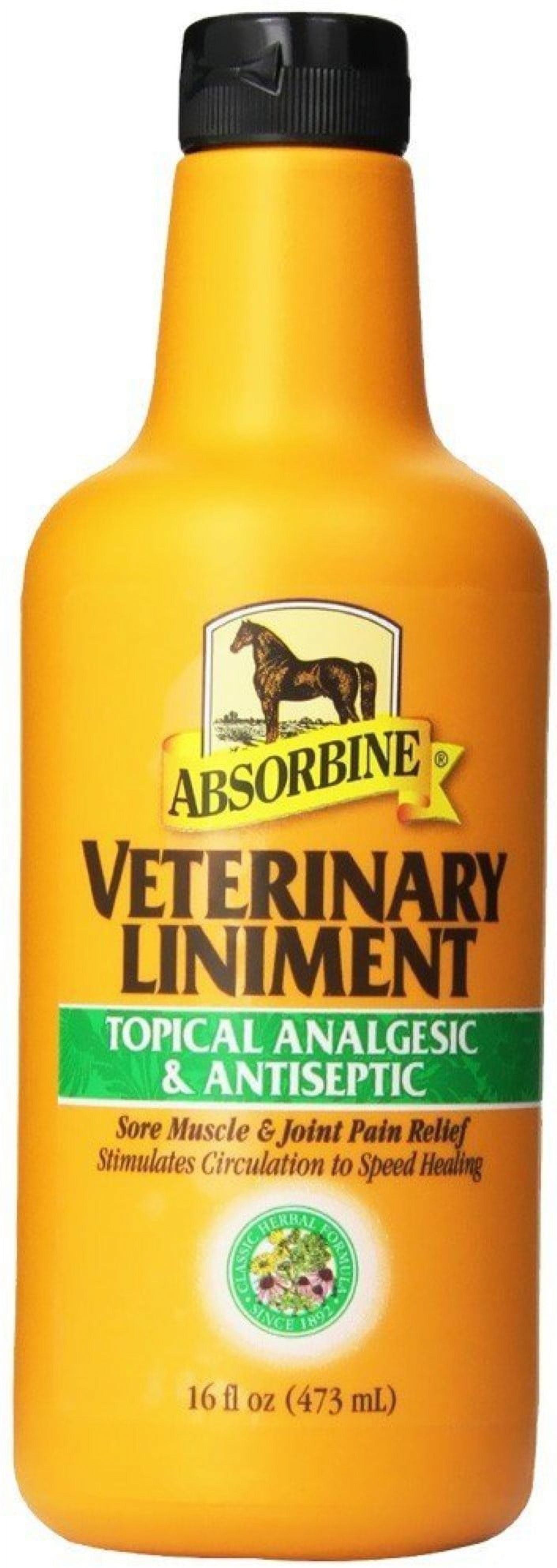 Absorbine Veterinary Pain Relief for Horses Liniment for Muscle Aches