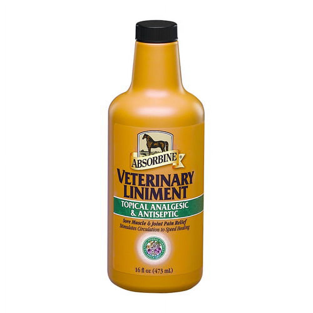 Absorbine Veterinary Liniment Topical Antiseptic 16 Oz, 6 Pack
