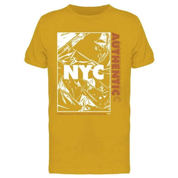 Abstrack N Y C Design T-Shirt Men -Image by Shutterstock, Male x-Large