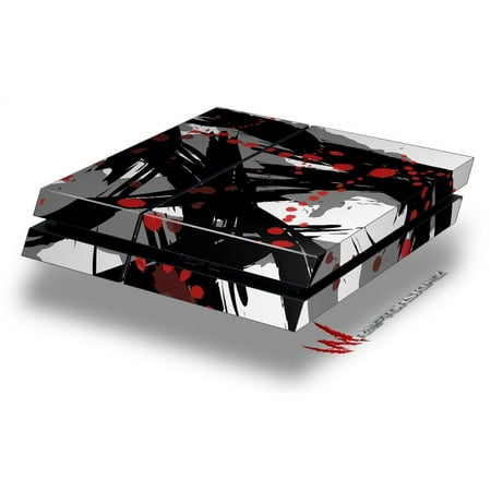 Abstract 02 Red - Decal Style Skin fits original PS4 Gaming Console by WraptorSkinz