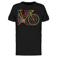 thumbnail image 1 of Abstract 3 Bikes In Layers T-Shirt Men -Image by Shutterstock, Male Large, 1 of 2