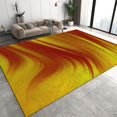 Abstract Aesthetic Art Design Area Rug, Multicolor Modern Twisted Color