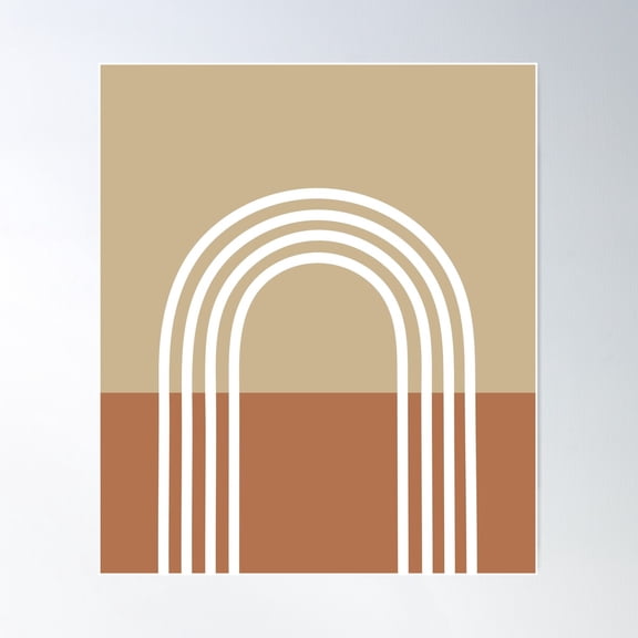 Abstract Alphabet N Poster Wall Art, Modern Wall Decor For Living Room Bedroom, 8x12 UNFRAMED