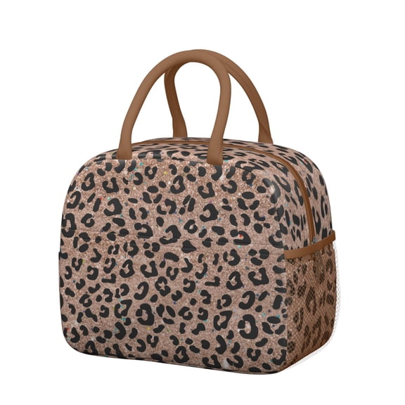 Abstract Animal Print Lunch Tote - Reusable & Durable, Leakproof & Spacious Interior, Dynamic Design for Health-Conscious Commuters