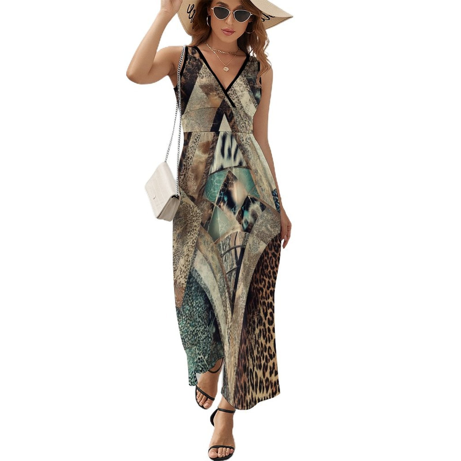 Veterianary Print Pattern Dress main image 0
