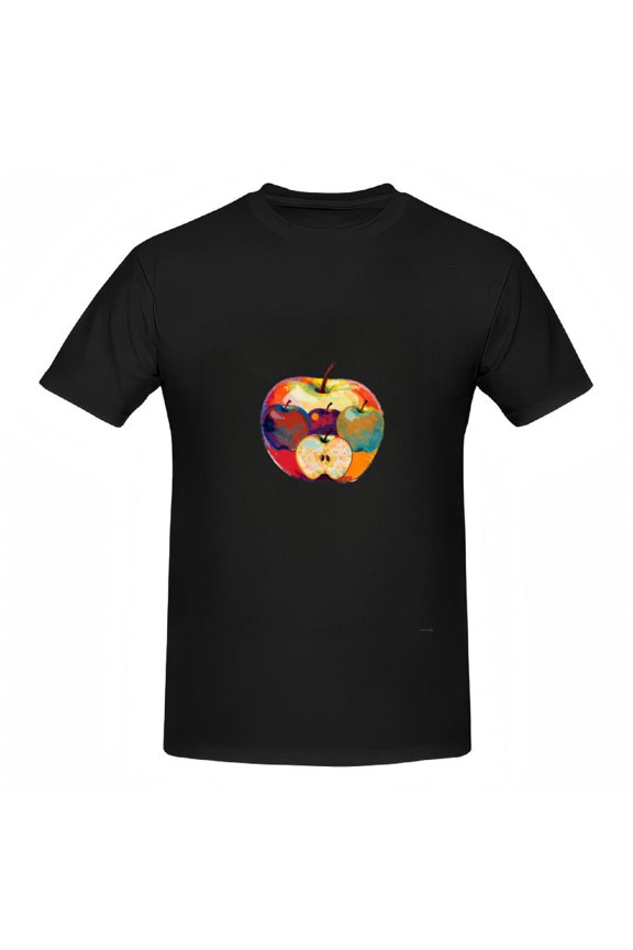 Abstract Apple Graphic Tee - Unisex Comfort Cotton T-Shirt