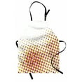 thumbnail image 1 of Abstract Apron Colorful Halftone Effect with Geometric Abstract Shapes Dots Pattern Print, Unisex Kitchen Bib Apron with Adjustable Neck for Cooking Baking Gardening, White and Fuchsia, by Ambesonne, 1 of 3