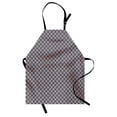 thumbnail image 1 of Abstract Apron, Connected Geometric Shapes Basic Ornamental Items Retro Feels, Unisex Kitchen Bib with Adjustable Neck for Cooking Gardening, Adult Size, Eggshell Blush, by Ambesonne, 1 of 4