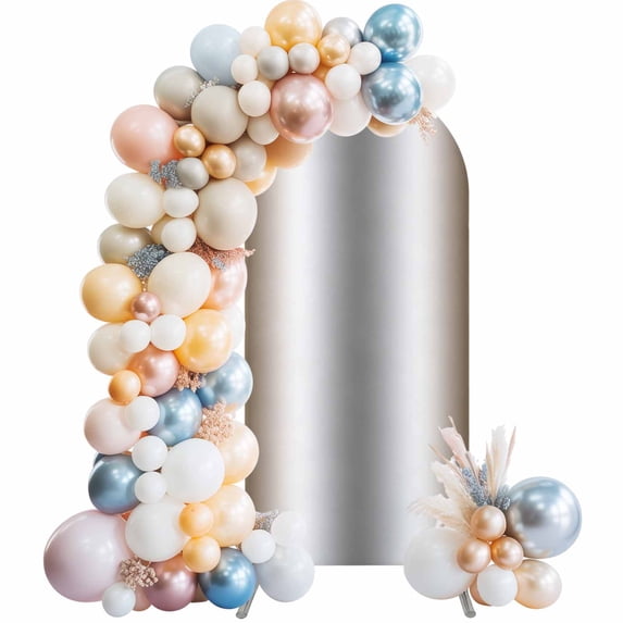 Abstract Arch Backdrop Cover 6 FT Brown Gray Gradient Ombre Stretchy ...