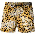 Abstract Art Color Short Pants Men Women 3D Printed Swimsuit Swim