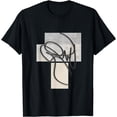 thumbnail image 1 of Abstract Art Contemporary Modern Artwork Minimalist Artist T-Shirt, 1 of 3
