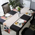 Abstract Art Custom Table Runner Luxury Set Wedding Banquet Table
