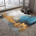 thumbnail image 1 of Abstract Art Elastic Rug Modern Living Room Carpet Bedroom Decor Bedside Non Slip Floor Mats Soft Large Area Rugs 2x3m Washable, 1 of 5