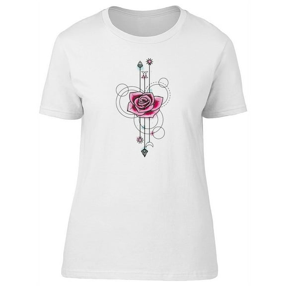 Abstract Art Flower Tee Women's -Image by Shutterstock