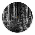 thumbnail image 1 of Abstract Art Forest Wall Clock Large Modern Kitch Dinning Round Wall Clocks Bedroom Silt Hanging Watch, 1 of 7