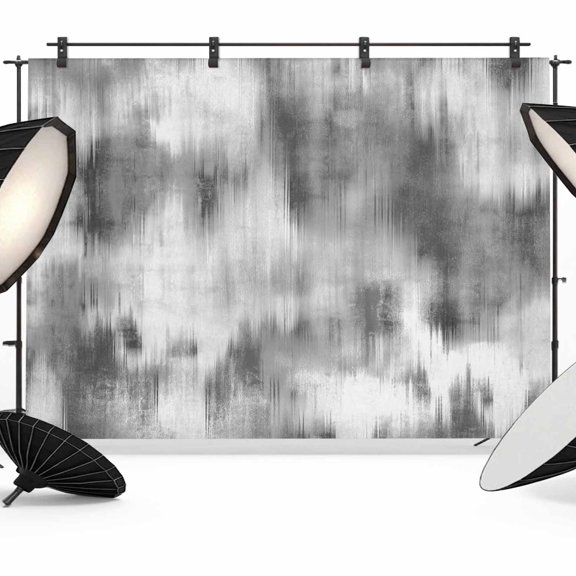 Abstract Art Gray Black Photography Backdrop 7x5FT, Gradient Retro Modern Style Photo Backdrops, Background for Photography Studio Photo Studio Background, Back Drop for Photoshoot