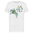 thumbnail image 1 of Abstract Art. Horseman T-Shirt Men -Image by Shutterstock, Male Large, 1 of 2