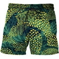 Abstract Art Leaves Short Pants Men Women 3D Printed Swimsuit Swim
