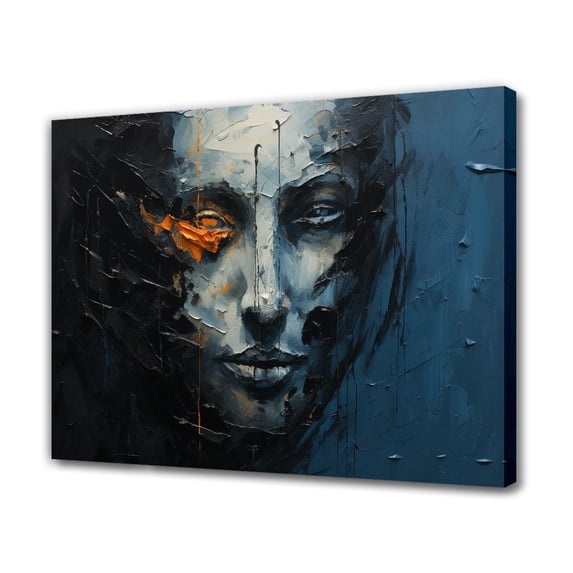 Abstract Art Modern Decorative Painting Face Framed Canvas Poster Bedroom Decor Sports Landscape Office Room Decor Gift,Frame-style,24x36inch(60x90cm)