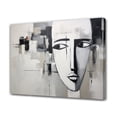 thumbnail image 1 of Abstract Art Modern Decorative Painting Face Framed Canvas Poster Bedroom Decor Sports Landscape Office Room Decor Gift,Frame-style,24x36inch(60x90cm), 1 of 8