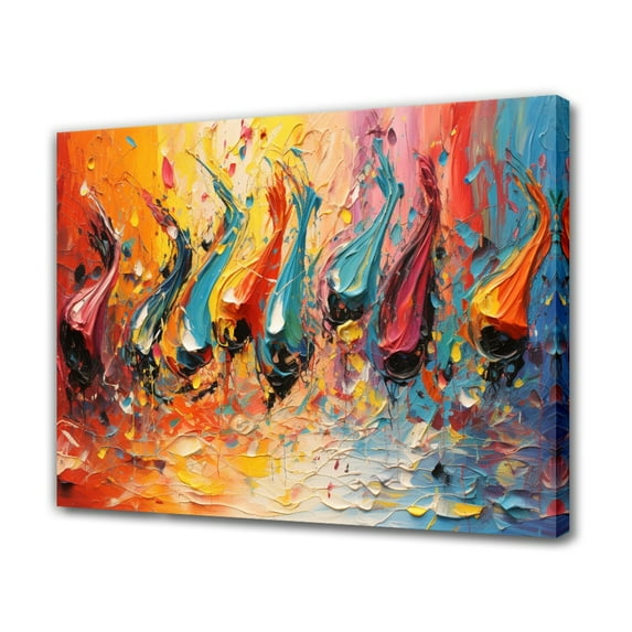 Abstract Art Modern Decorative Painting Framed Canvas Poster Bedroom Decor Sports Landscape Office Room Decor Gift,Frame-style,16x24inch(40x60cm)