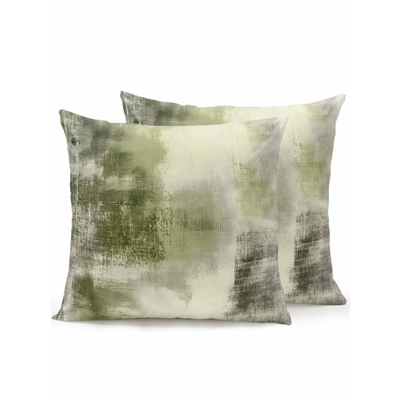 Abstract Art Outdoor Throw Pillows with Inserts Set of 2, 18