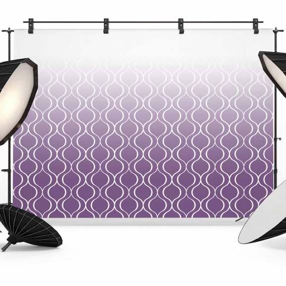 Abstract Art Photography Backdrop 12x8FT, Classic Purple Line Gradient Texture Photo Backdrops, Background for Photography Studio Photo Studio Background, Back Drop for Photoshoot