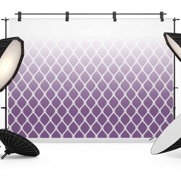 Abstract Art Photography Backdrop 7x5FT, Classic Purple Line Gradient Decoration Photo Backdrops, Background for Photography Studio Photo Studio Background, Back Drop for Photoshoot