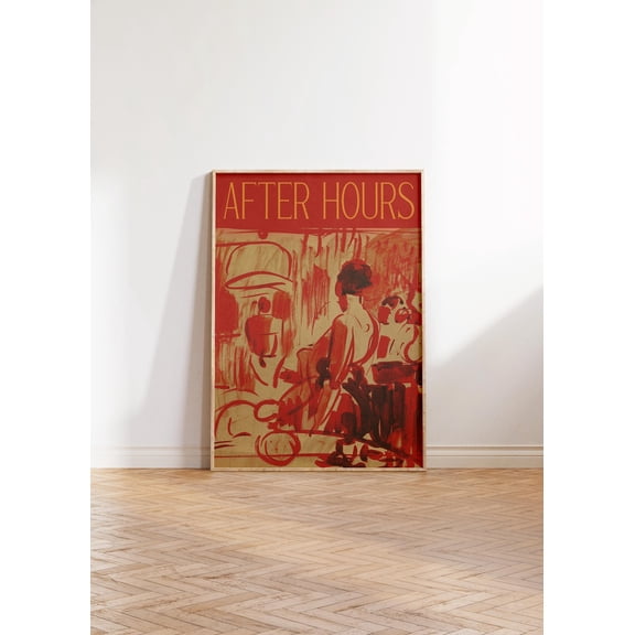 Abstract Art Poster Gift For Art Enthuasiats Maximalist Poster Retro Print Inspired, Size X Unfframed UNFRAMED Poster, Wall Art for Decor, Present, 24x36