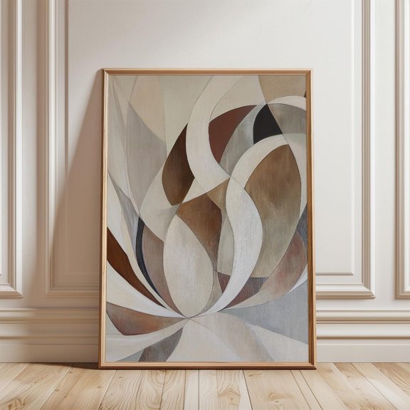 Abstract Art Print, Modern Poster, Abstract Pattern, Simplistic Style Decor, Earth Tones, Livingroom Decor, Wall Art, Modern Wall Decor, 8x12 UNFRAMED