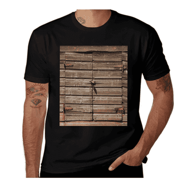 Abstract Art Rose Flowers-Floral-Charcoal Grey-White Men's Graphic T-Shirt - Essential Casual Streetwear
