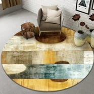 LAKEA 8 Ball Rug Black Round Rug Carpet Non-Slip Flocking Floor Area ...
