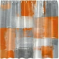 thumbnail image 1 of Abstract Art Shower Curtain Grunge Modern Abstract Oil Painting Hippie Cool Art Fabric Bathroom Curtain with Hook, 1 of 4