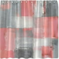 thumbnail image 1 of Abstract Art Shower Curtain - Grunge Modern Oil Painting Hippie Cool Art Fabric Bathroom Decor with Hooks Unique and Stylish Bath Curtain, 1 of 4