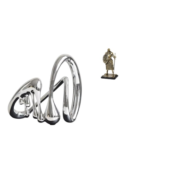 Abstract Art Statue Knight Sculpture Minimalist Resin Creative Design for Living Room Office Desktop Decor