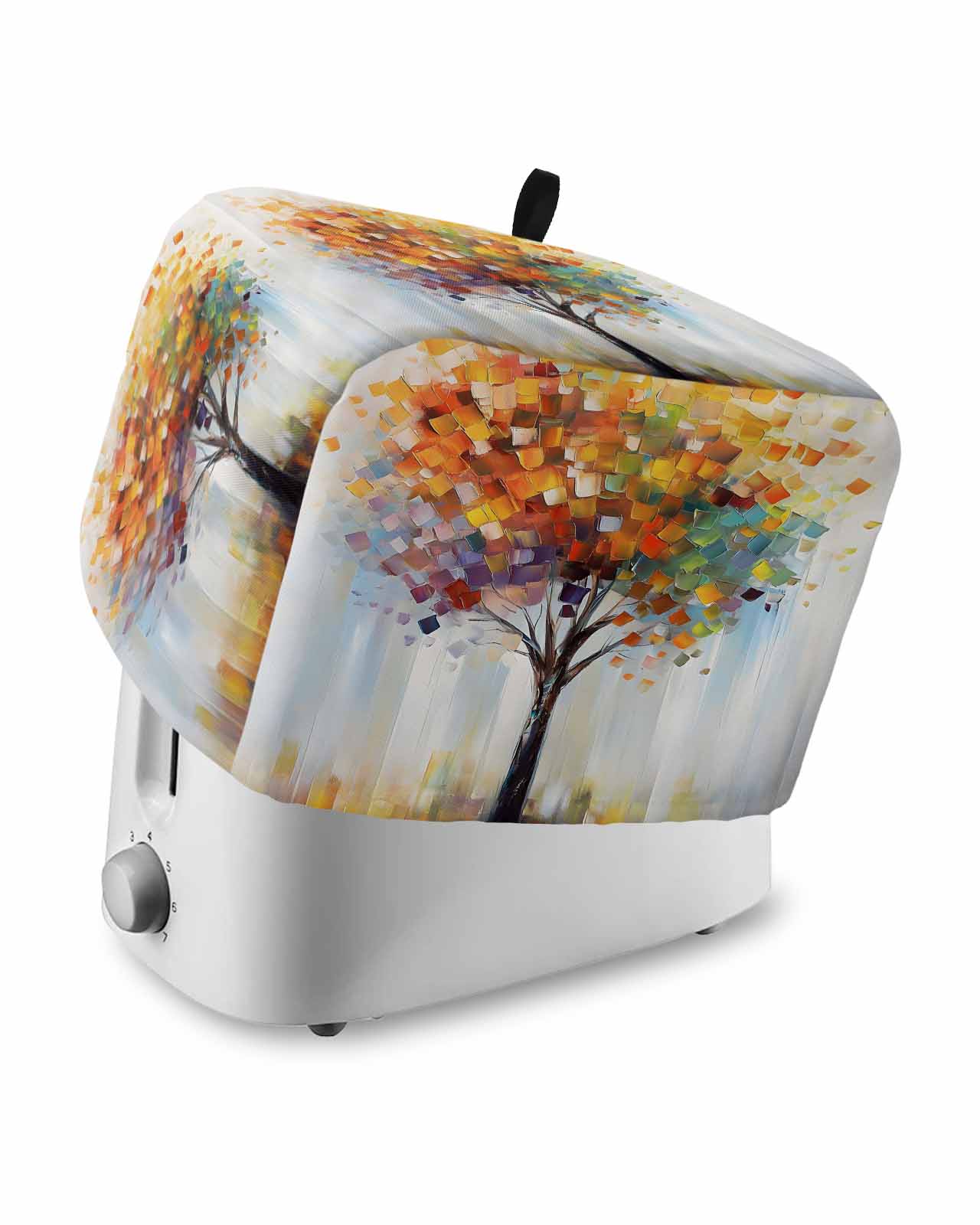 Tree Motif Toasters Abstract Art Tree Small Toaster Cover 2 Slice, Kitchen Appliance Covers ...