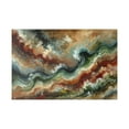 thumbnail image 1 of Abstract Art Waves - Canvas Ready to Hang! Wall Art Decor, Earth Tones, 1 of 4